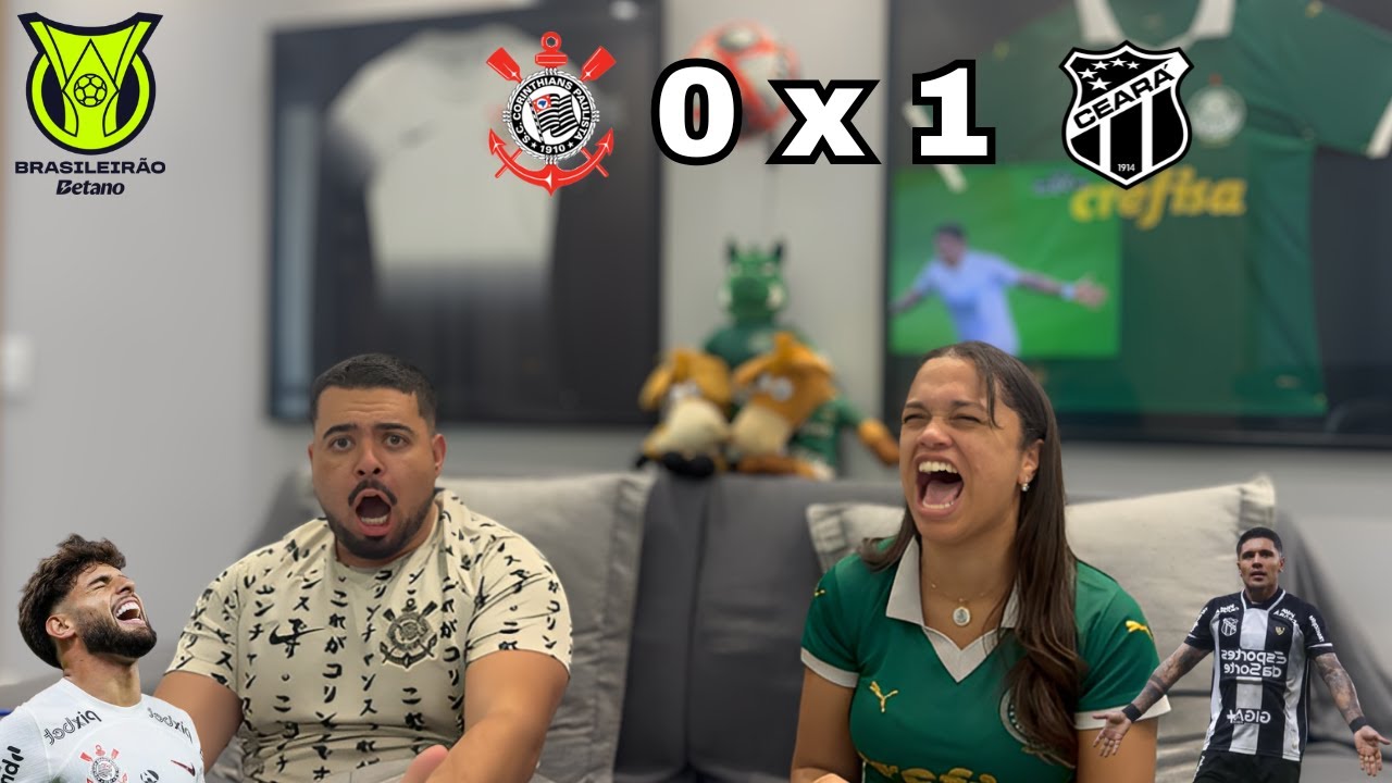REACT REAÇÕES CORINTHIANS x CEARA | Casal Rivalidade