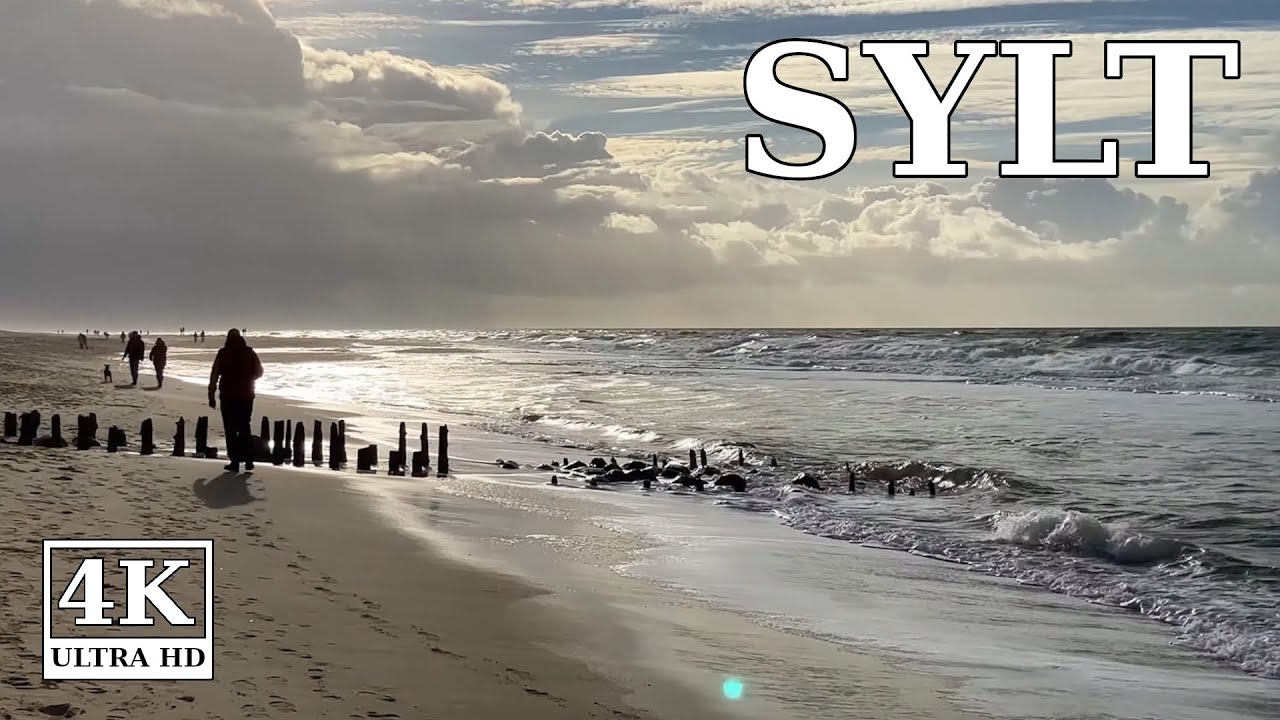 Jetzt in Westerland Sylt an der Nordsee spazieren 🇩🇪 4K virtual walk Deutschland