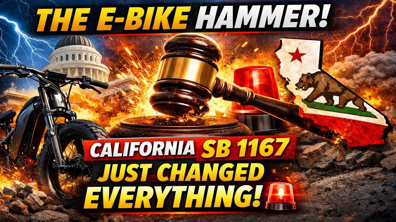 Электровелосипед Hammer California SB 1167 изменил всё! 🚨