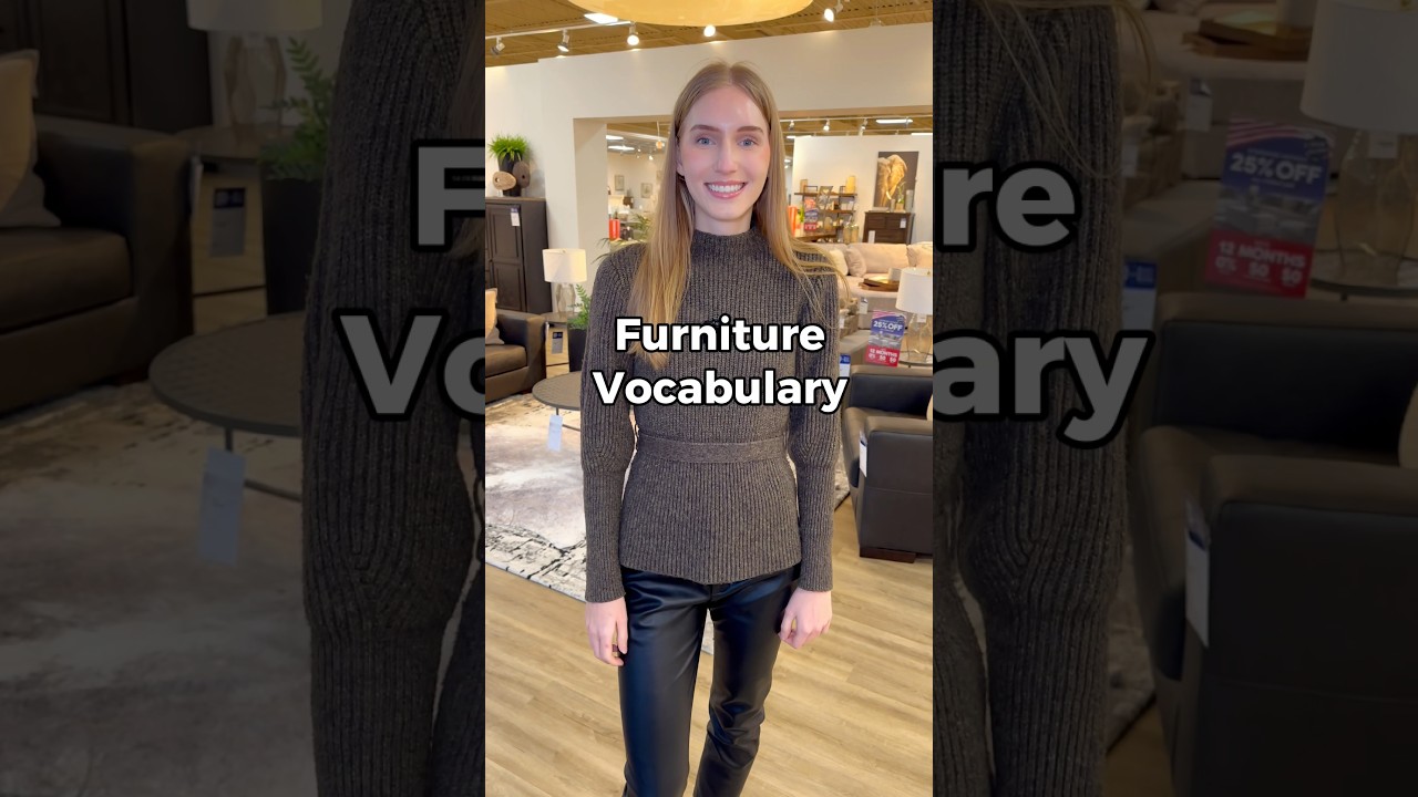 Furniture Vocabulary #ariannitalagringa #english #gringa #america #american