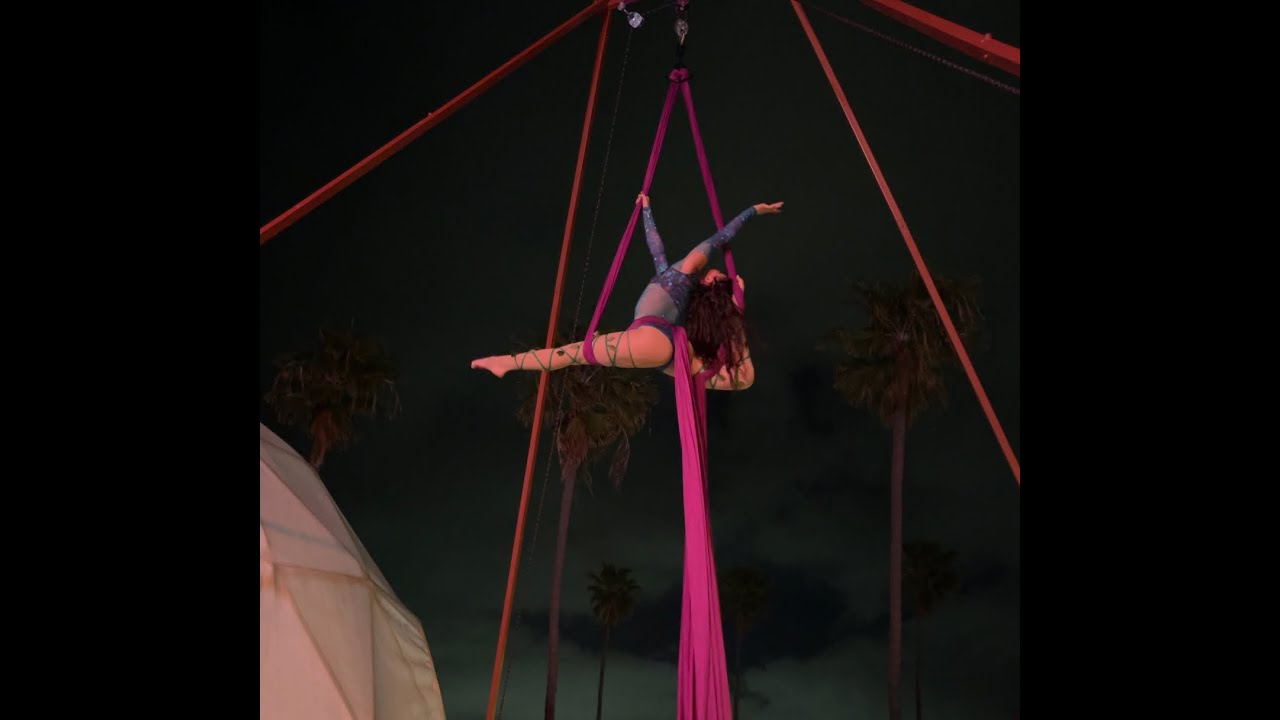 Aerial Silks performance to 
