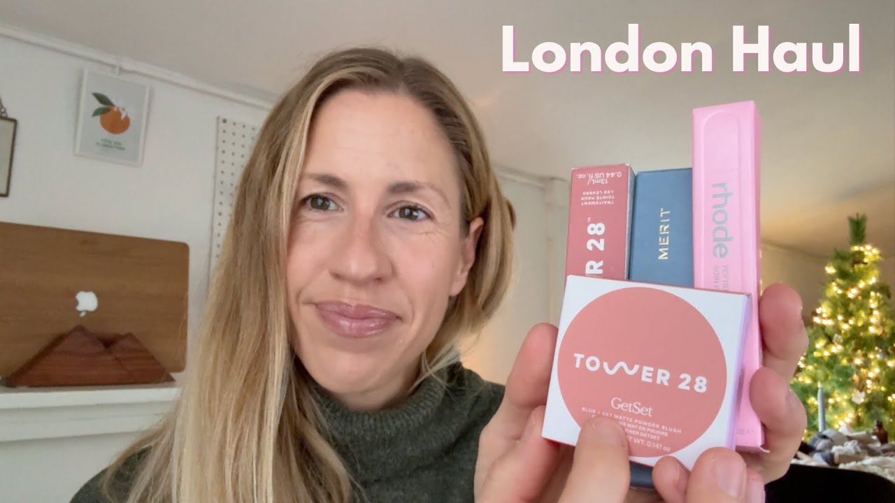 London 🎄 Make up haul: Merit, Tower 28, Rhode.