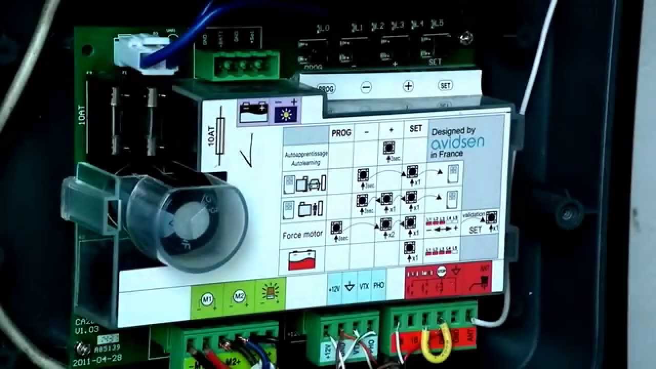 Programowanie Otwierania/Zamykania Bramy w napędzie V200/V350 AVIDSEN || www.seltex.pl ||