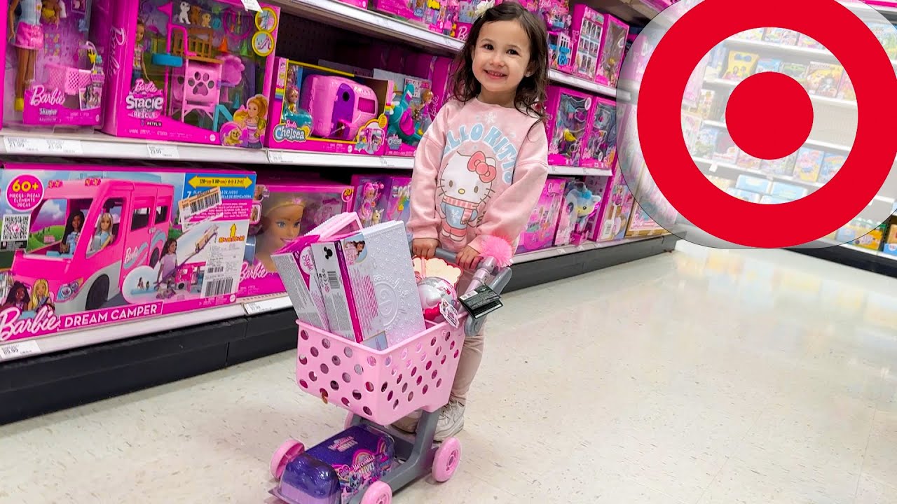 Valentines Day SHOPPING with a TiNY Shopping Cart!!