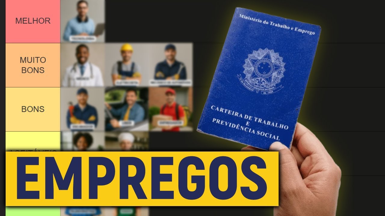 Ranking de EMPREGOS: O Melhor até o Pior