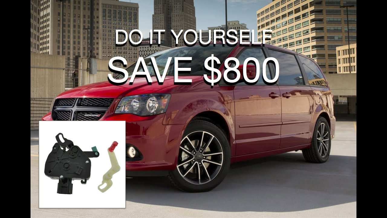 2013 GRAND CARAVAN (TOWN & COUNTRY) SLIDING DOOR LOCK ACTUATOR INSTALL