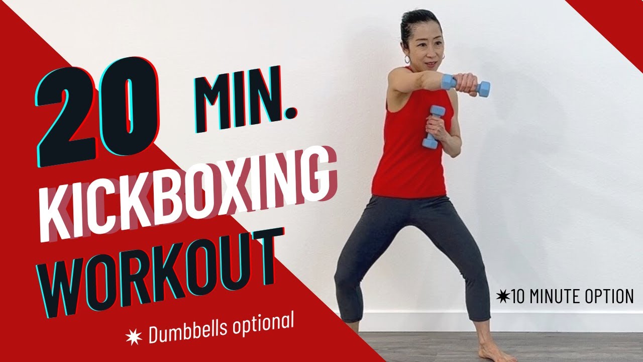 Energizing Cardio Kickboxing| 20 Min Low impact HIIT| All Levels