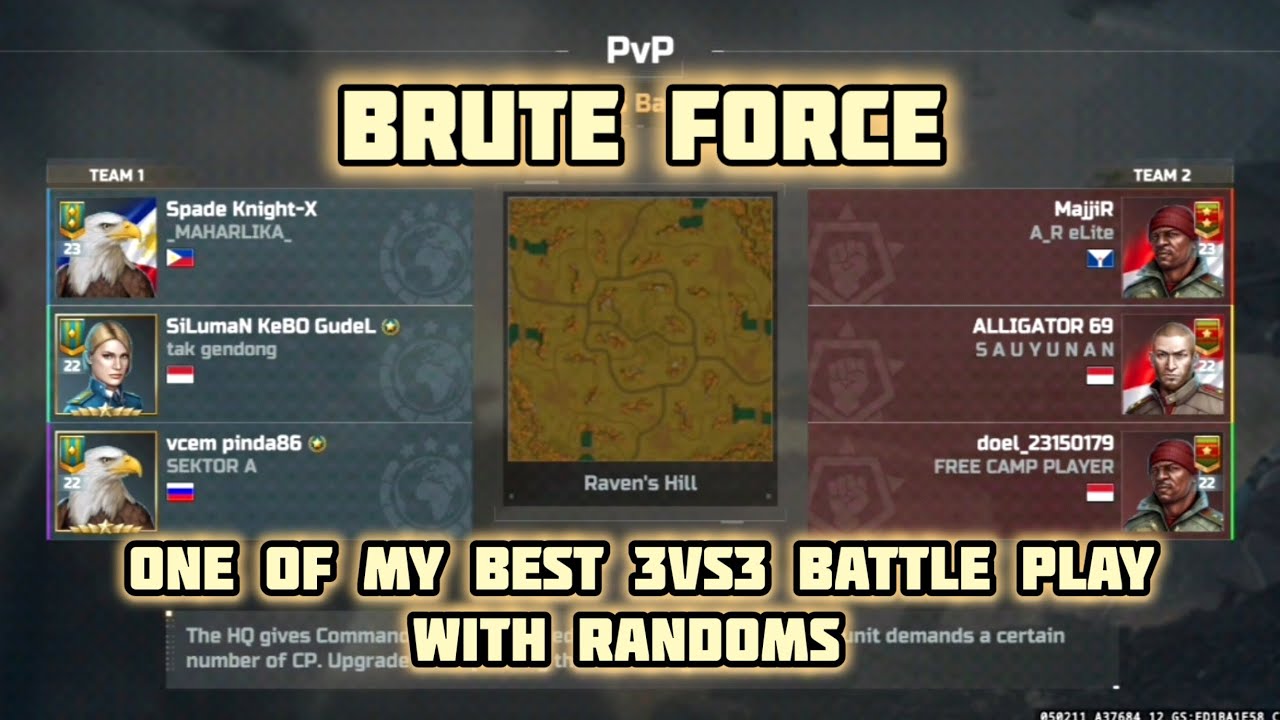 Brute Force || AOW3 - Action packed 3vs3 Battle play (Random Allies)
