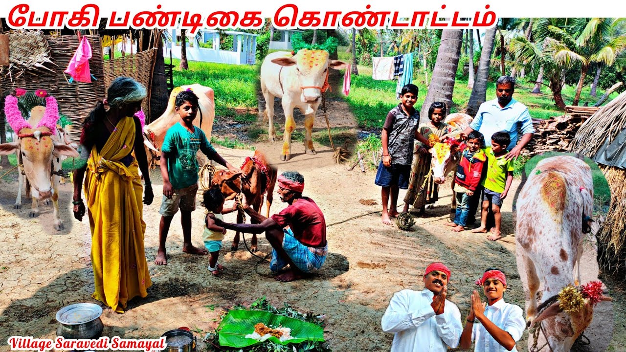போகி பண்டிகை கொண்டாட்டம்/Bhogi Celebration in village/#Bhogi #போகி_பண்டிகை