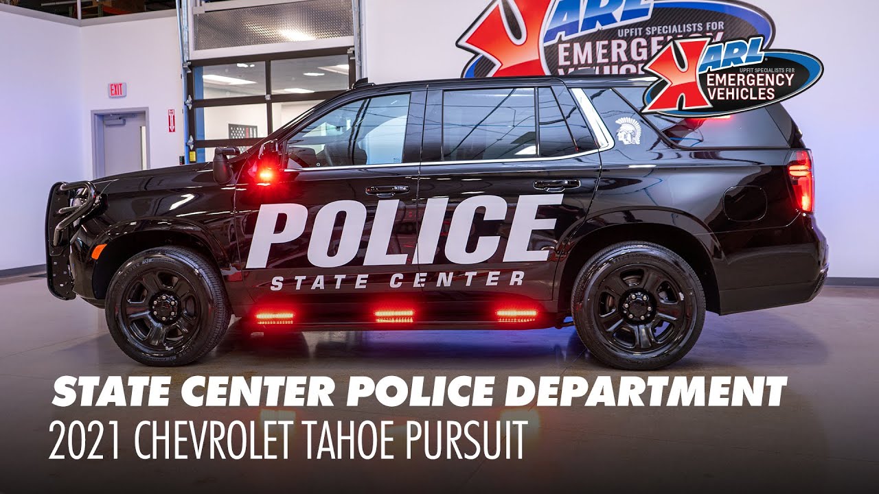 State Center Police Department Tahoe Pursuit