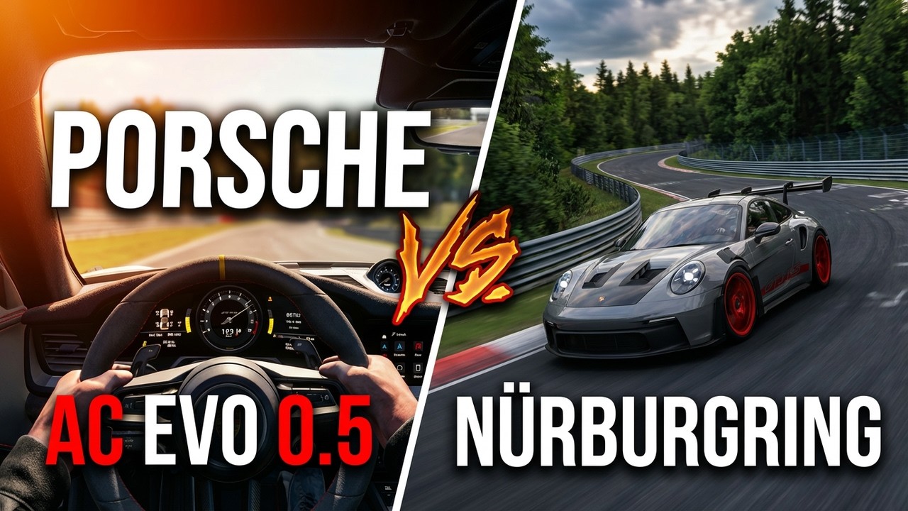 AC EVO 0.5: Porsche 911 GT3 RS Pushes Limits on Nürburgring Nordschleife