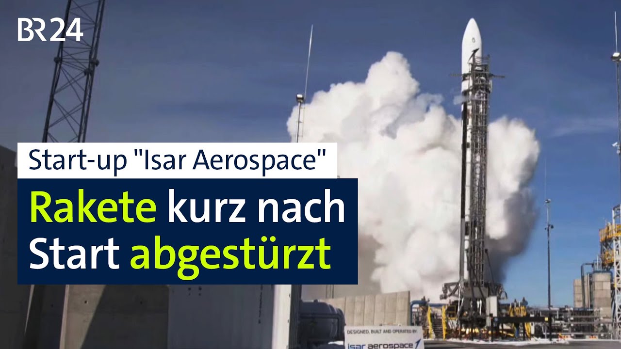 Erste bayerische Rakete: Erfolgreicher Start, dann Absturz | BR24