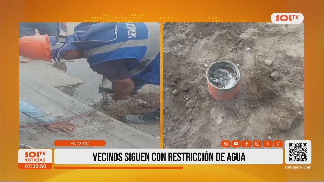 Trujillo: vecinos exigen solución ante restricciones de agua