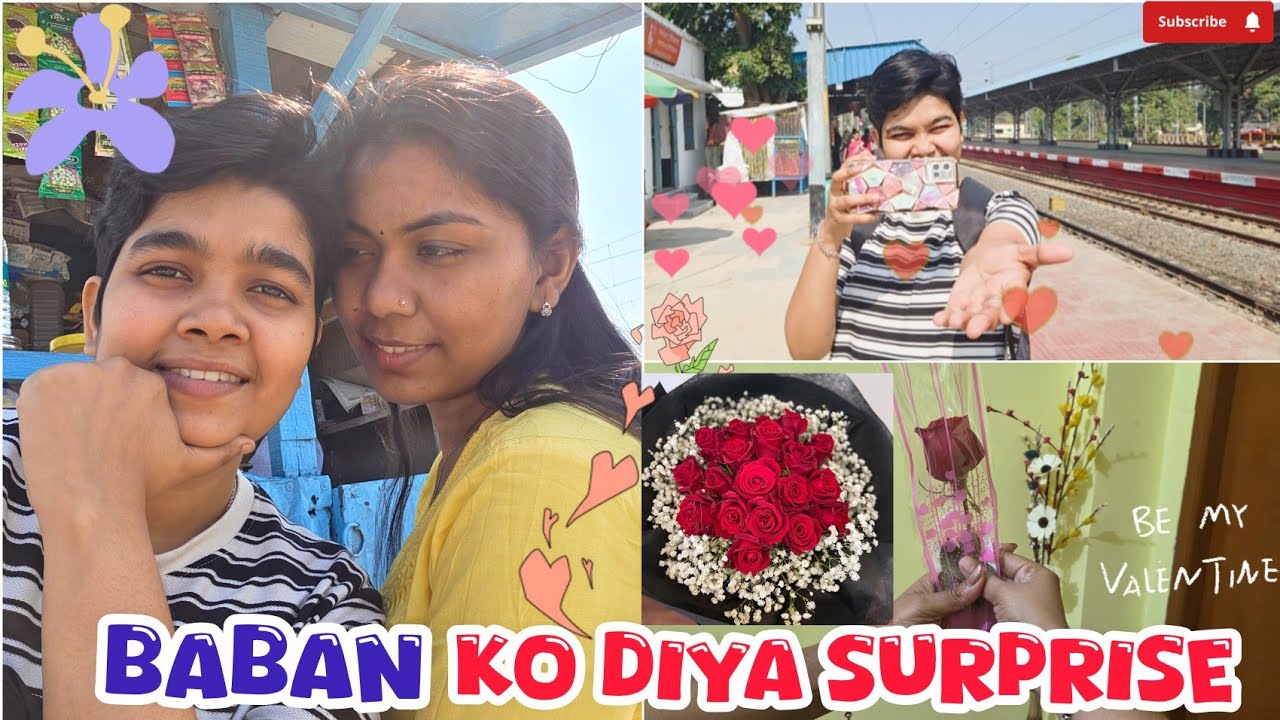 Rose Day Surprise😍Our Valentine Series❤️Unmarried Lesbian Couple🏳️‍🌈@Ghutu_Baban 