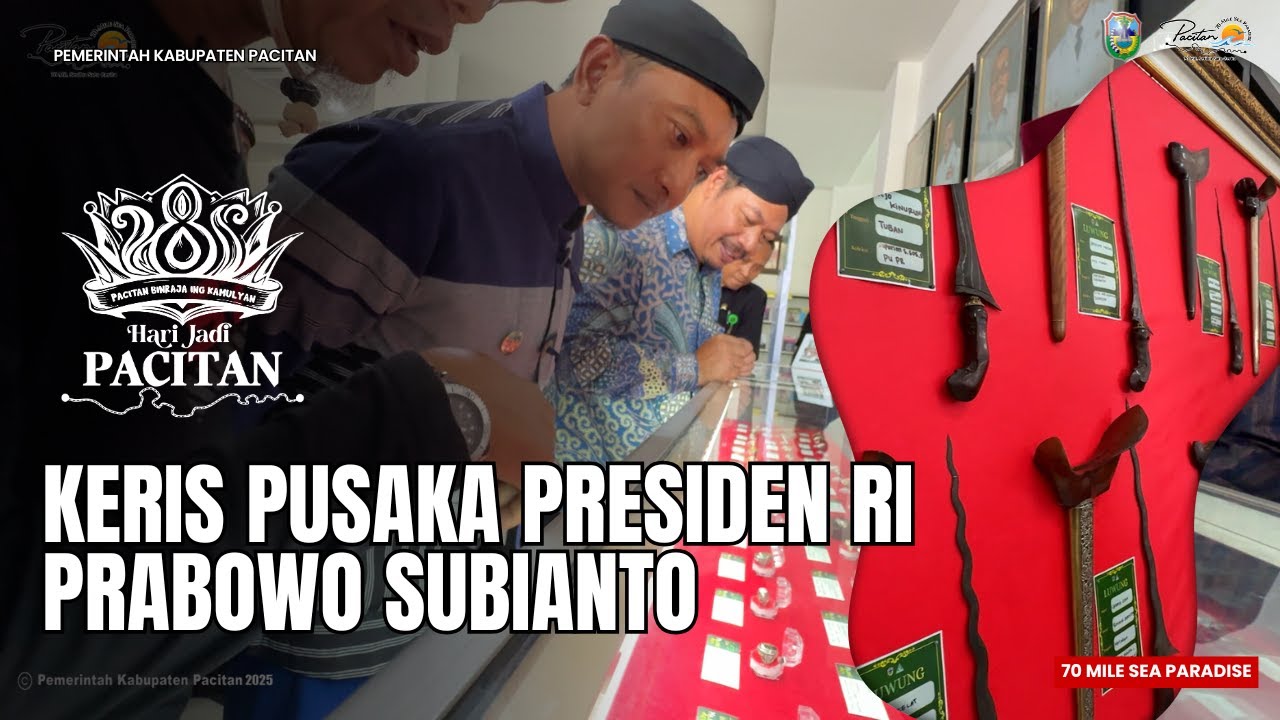 Gelar Budaya Luwung, ada Keris Pusaka Presiden RI Prabowo Subianto