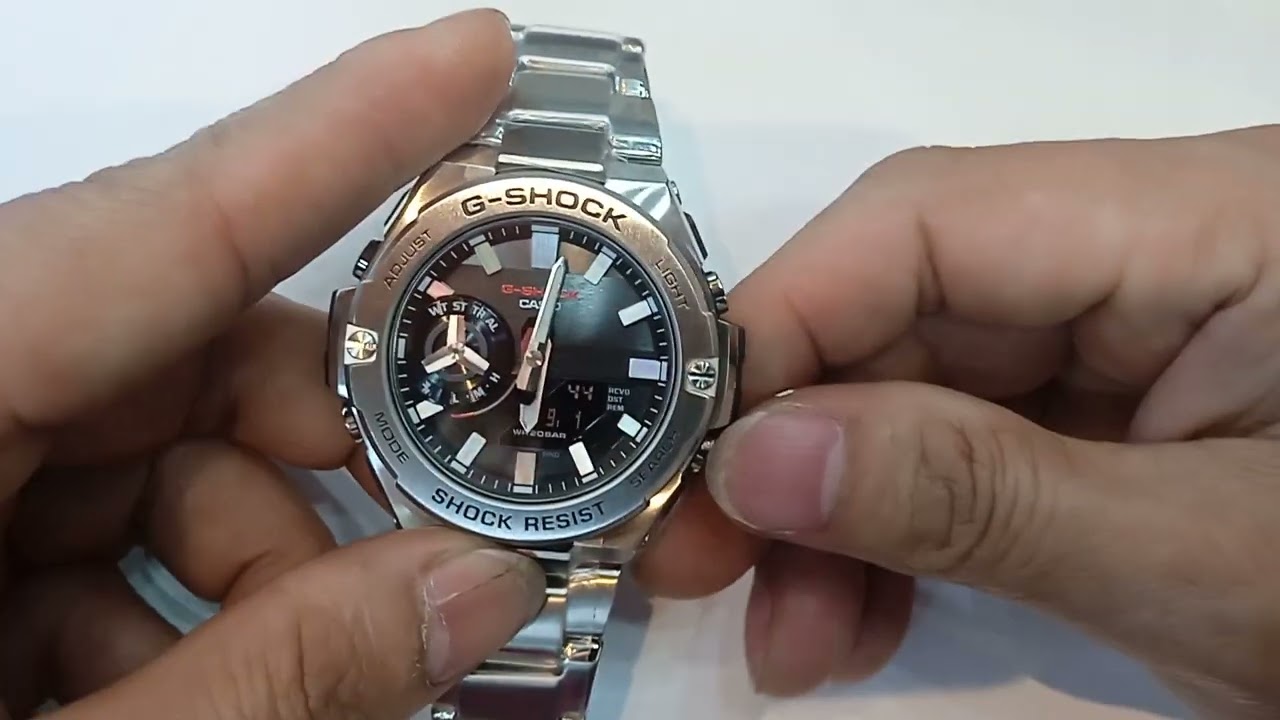G-Shock  GST-B500 time setting (tagalog)