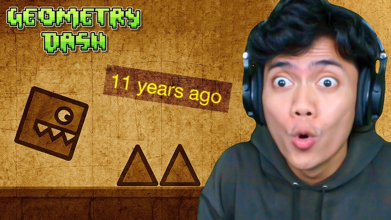 COBAIN LEVEL PERTAMA DAN TERTUA YANG PERNAH ADA! Geometry Dash - Indonesia