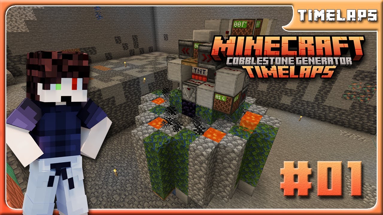 Unendlich Ressourcen: Cobblestone-Farm in Minecraft | Redstone Timelaps