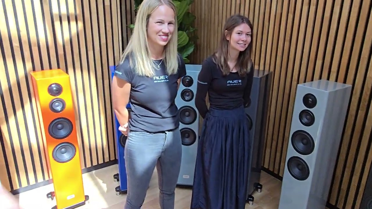 🤩 Panzerholz Cabinets! Auer Acoustics at Munich HighEnd 2025