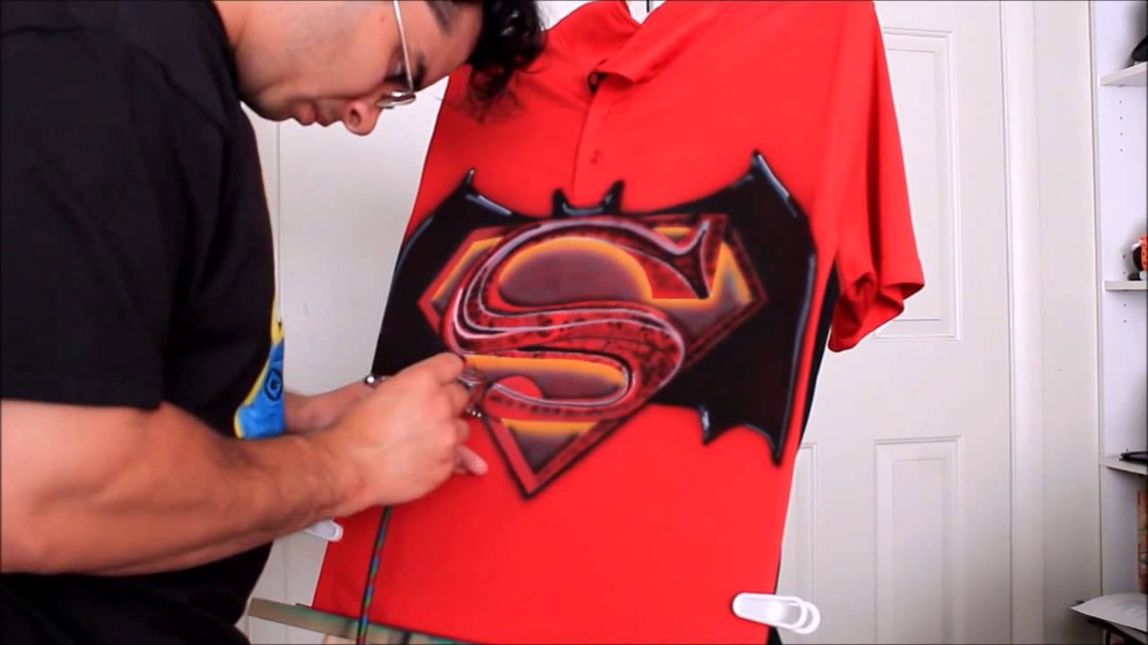 Batman VS Superman Airbrushing Logo, 蝙蝠侠VS超人, 슈퍼맨 대 배트맨