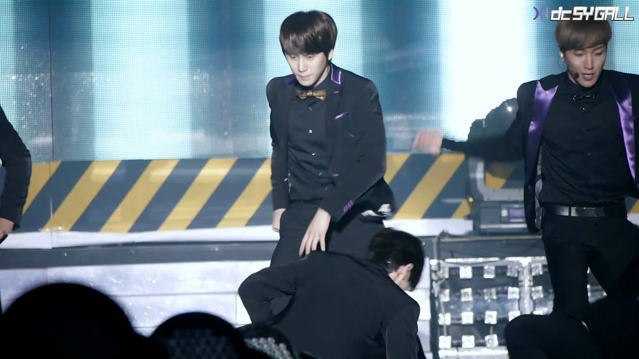 120829 송도 뮤직뱅크 - 슈퍼주니어 은혁 Sexy Free & Single