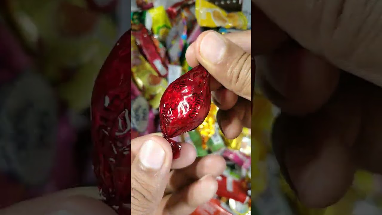 Cute and Beautiful ❤️ Red Wrapper Quality Street Chocolate #shorts