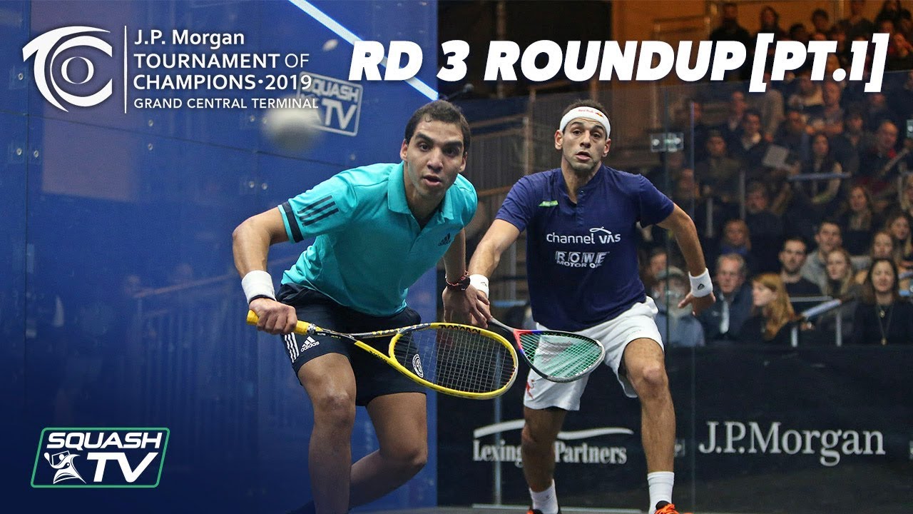 Squash: Tournament of Champions 2019 - Men's Rd 3 Roundup [Pt.1]