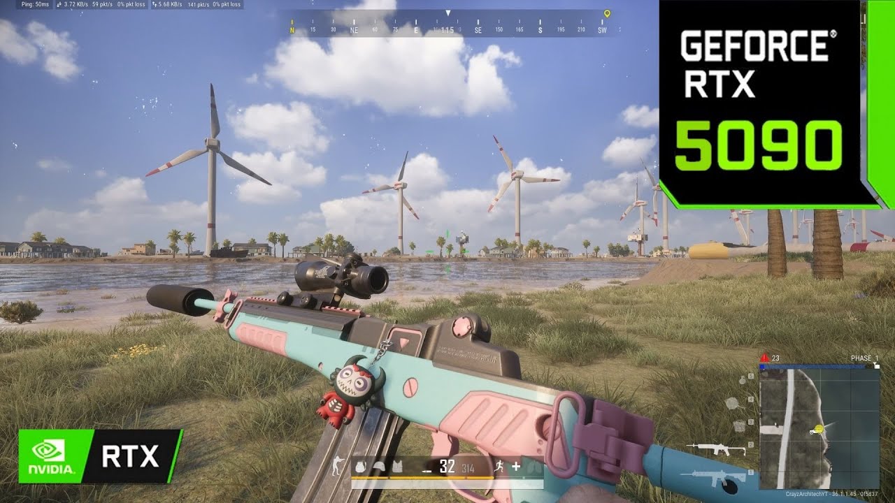 PUBG : RTX 5090 - i9 14900K - 128GB RAM ( 4K Maximum Settings Gameplay)