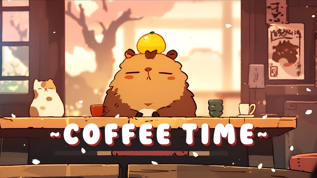 Capybara Study Beats - Relaxing Tunes Collection ~ Calm Energy ~ 🦫 🌙 📖