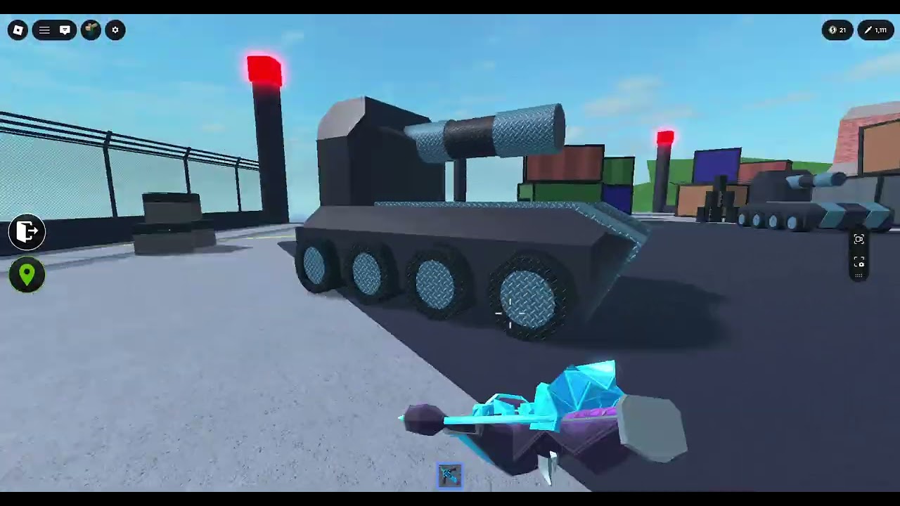 playing a mm2 training aim to see if i have better aim than in the real game