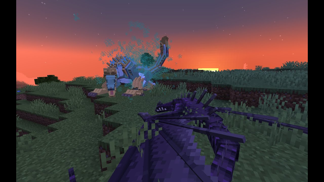 Zinogre Hunt (Minecraft: Epic Fight/Weapons of Miracles+Monster Hunter Heaven and Hell/Legacy/mh_dp)