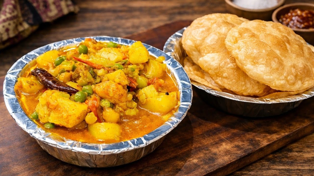 মিষ্টির দোকানের স্বাদের নিরামিষ আলুর তরকারি ।Misitr Dokaner Alur Torkari/কচুরির সাথে খাবার তরকারি 