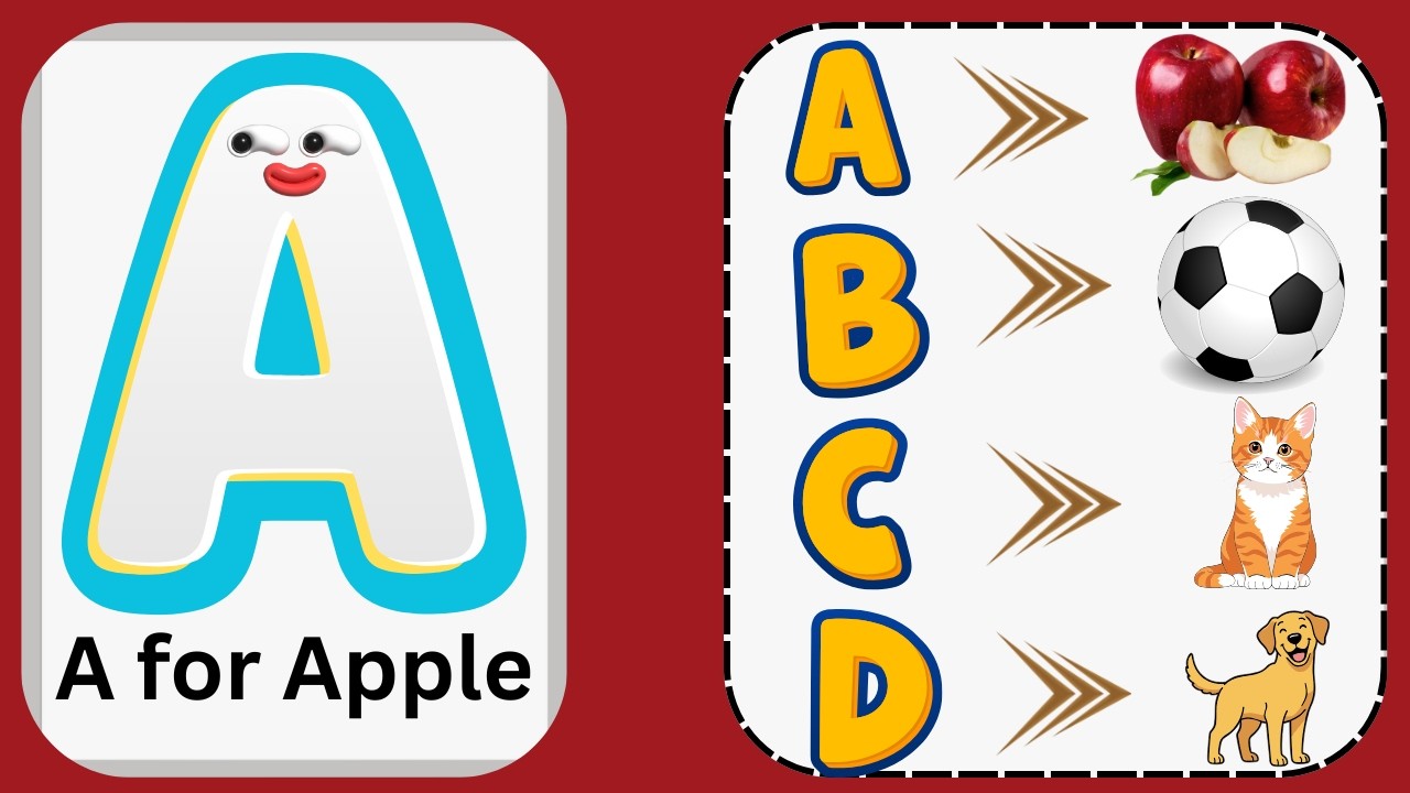 A to Z Alphabet | A for Apple 🍎 | Learn ABC for Kids