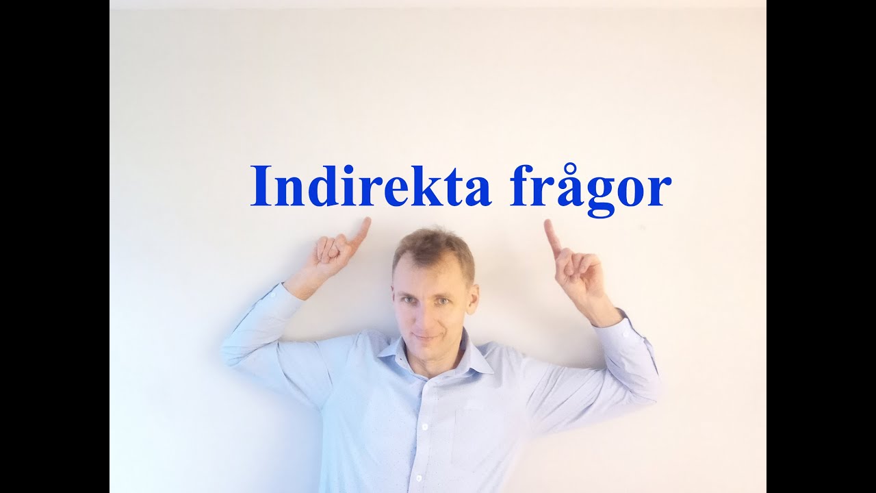 Indirekta frågor