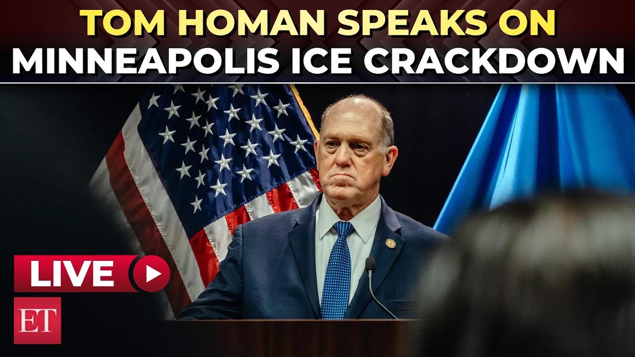 LIVE | Trump’s border czar Tom Homan makes big announcement on Minneapolis immigration crackdown