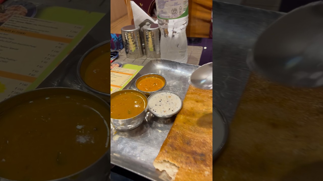 Best dosa ever || trying masala dosa in Lucknow || #dosa #sambhar #masaladosa