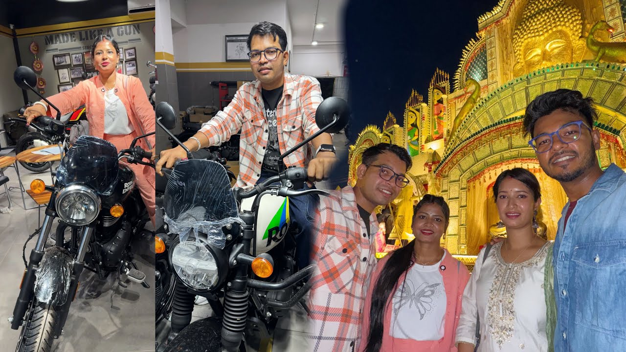 মহাসপ্তমীতে দুর্গাপূজা দেখতে গিয়ে বাইক কিনতে গেলাম