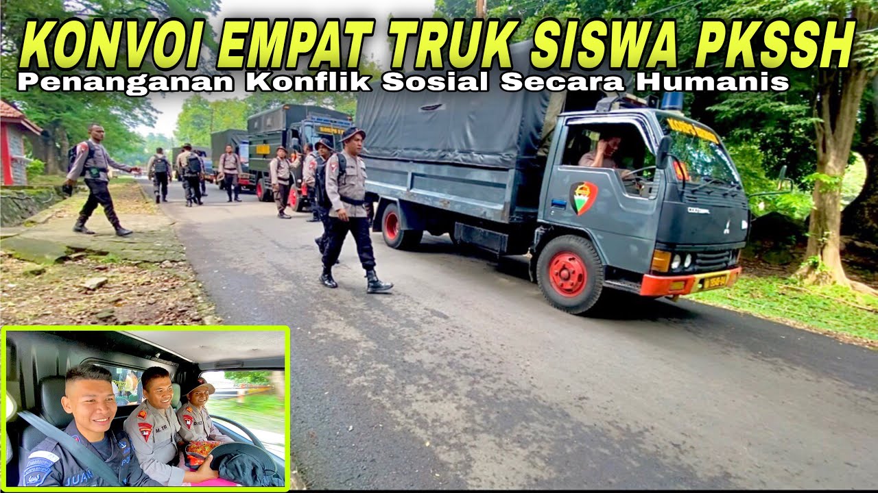KONVOI SISWA PKSSH‼️ OTW LAPANGAN TEMB4K PUSDIK BRIMOB