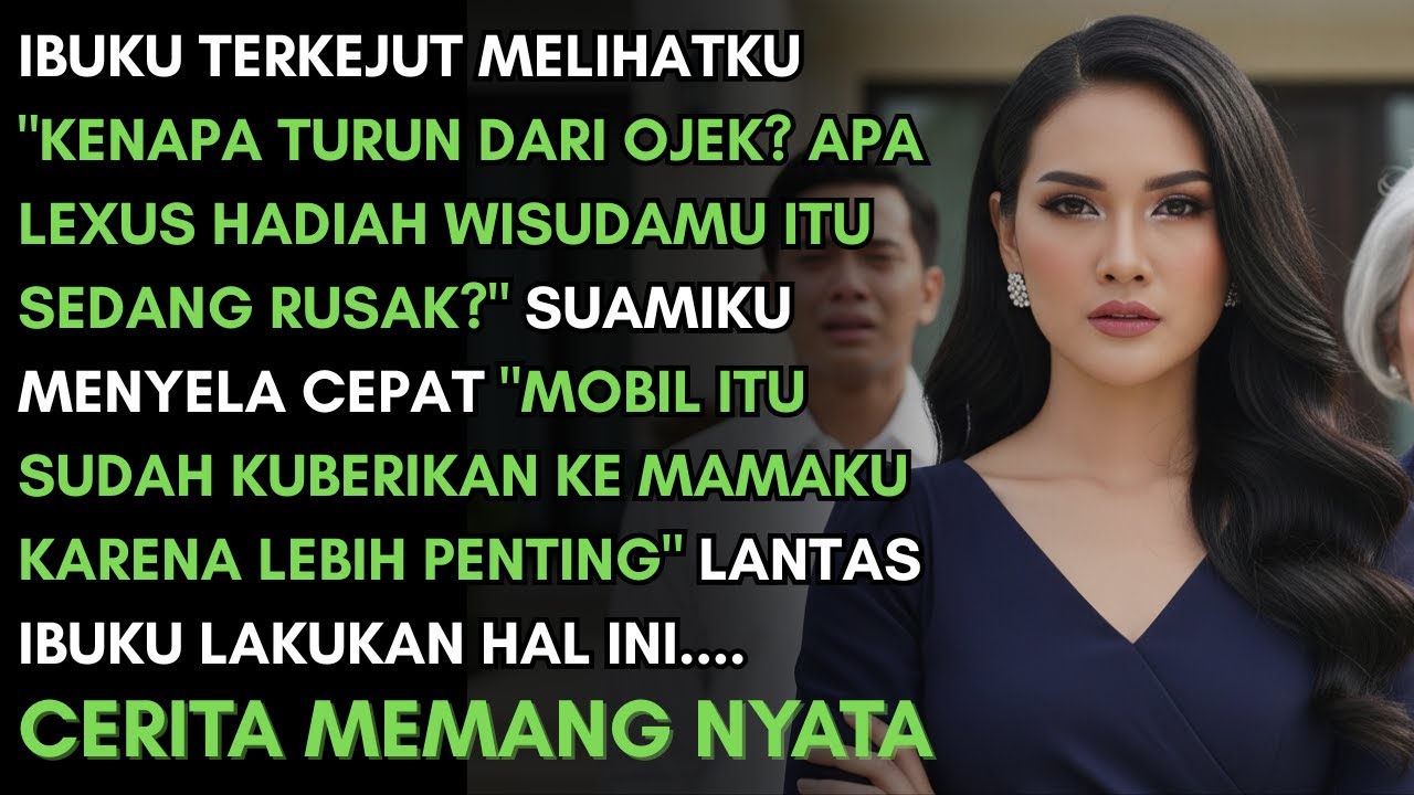 IBUKU TERKEJUT LIHATKU TURUN DARI OJEK PADAHAL DIA BERIKANKU LEXUS DAN SUAMIKU MALAH BERIKAN PADA...