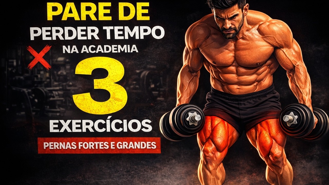 Você Está Treinando Pernas Errado — 3 Movimentos Que Realmente Fazem Crescer