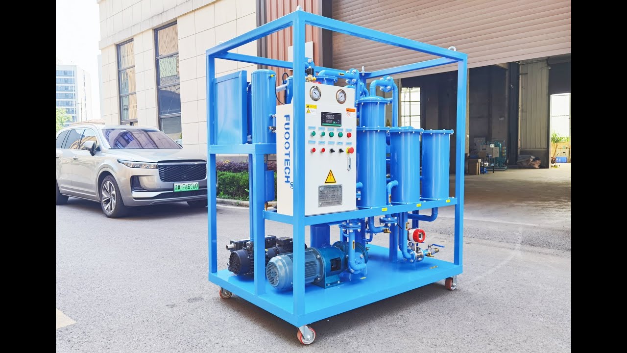 FTY-100 6000LPH 60KW Vacuum Turbine Lube Oil Purifier - Operation Instruction
