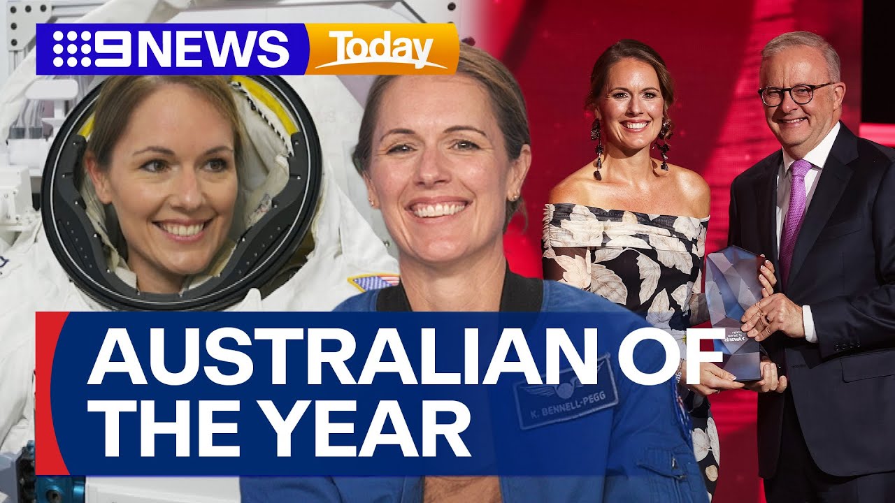 Astronaut Katherine Bennell-Pegg named Australian of the Year | 9 News Australia