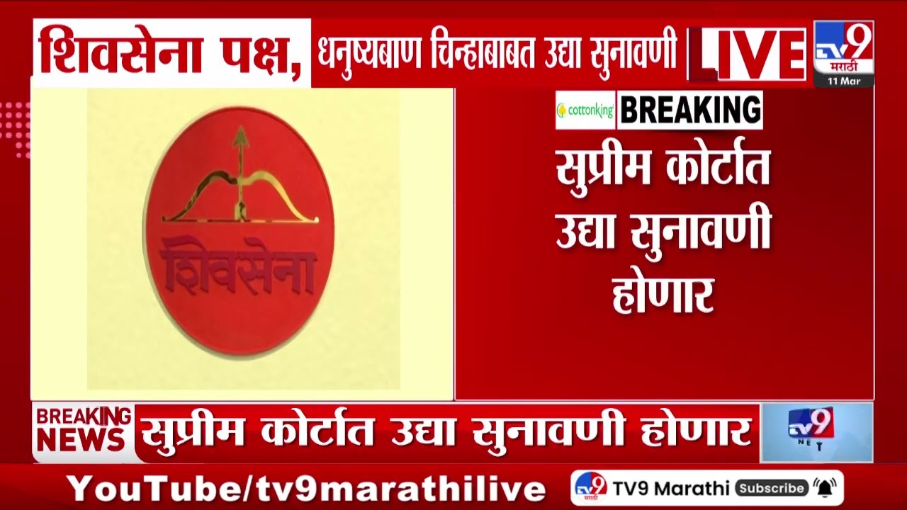 Shivsena Symbol Hearing | शिवसेना पक्षा, धनुष्यबाण चिन्हाबाबत उद्या सुनावणी