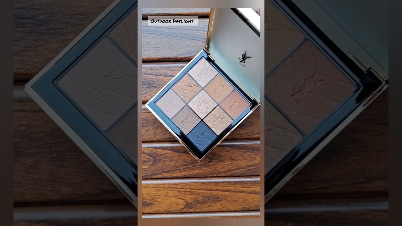 New 2026💥 YSL NUDE HOURS PALETTE Outdoor Daylight Swatches #makeup #ysl #shorts #eyeshadow #new #fyp