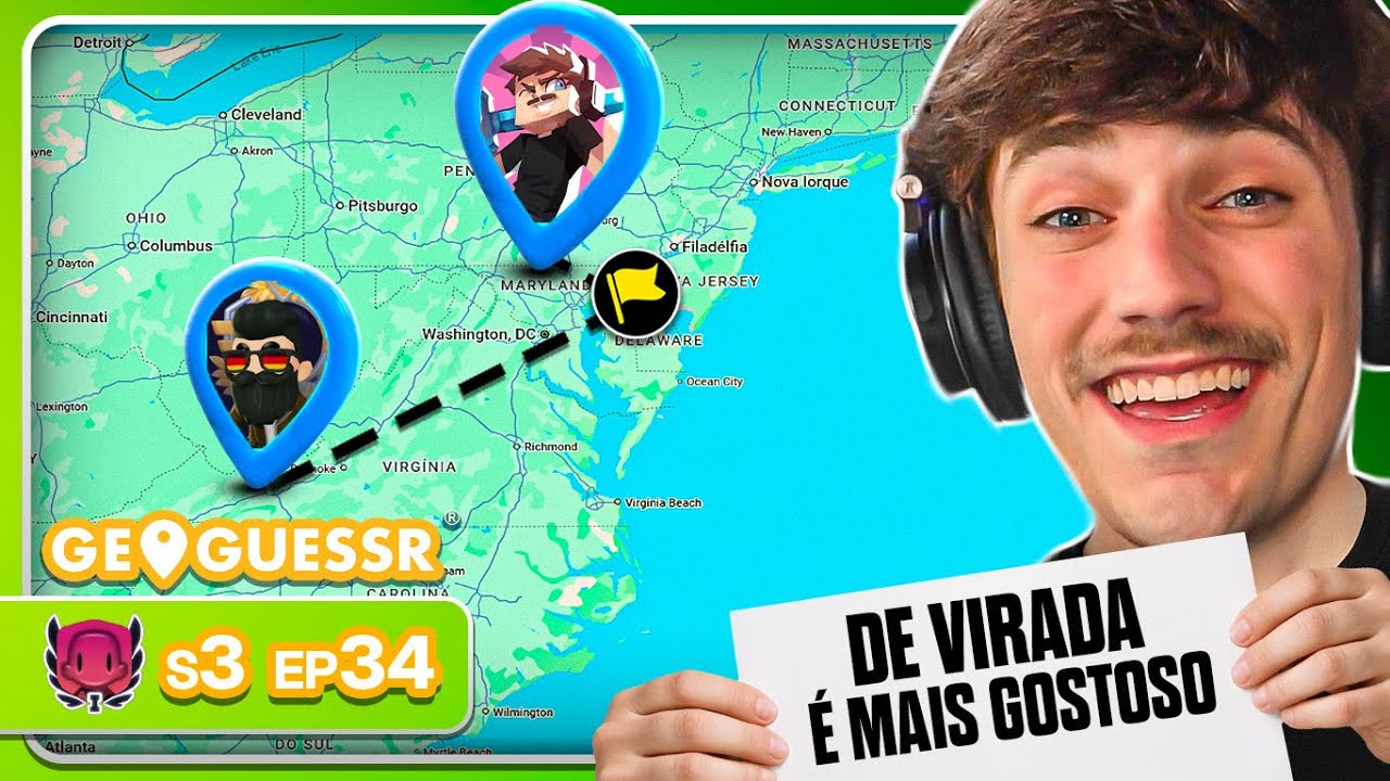 VIREI UM JOGÃO | GeoGuessr #S3E34