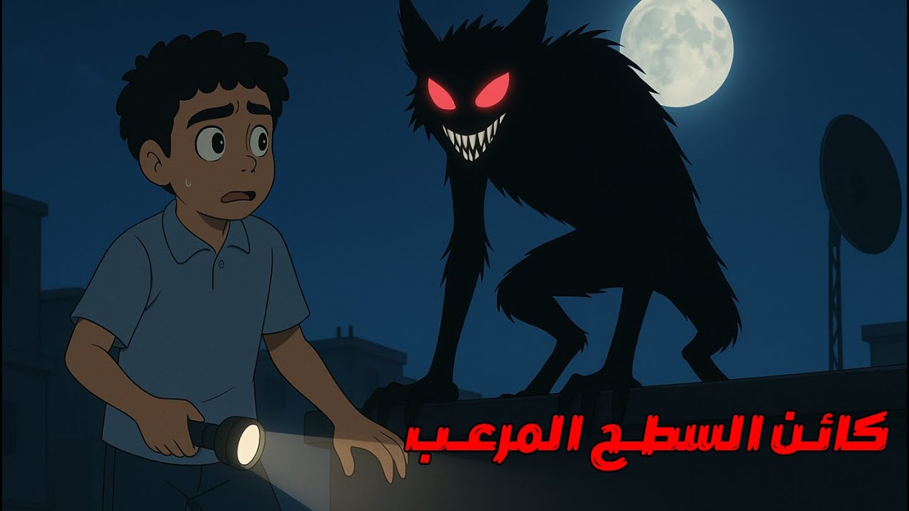 كائن السطح المرعب | قصص رعب انيميشن | غرفة 13 | قصص رعب