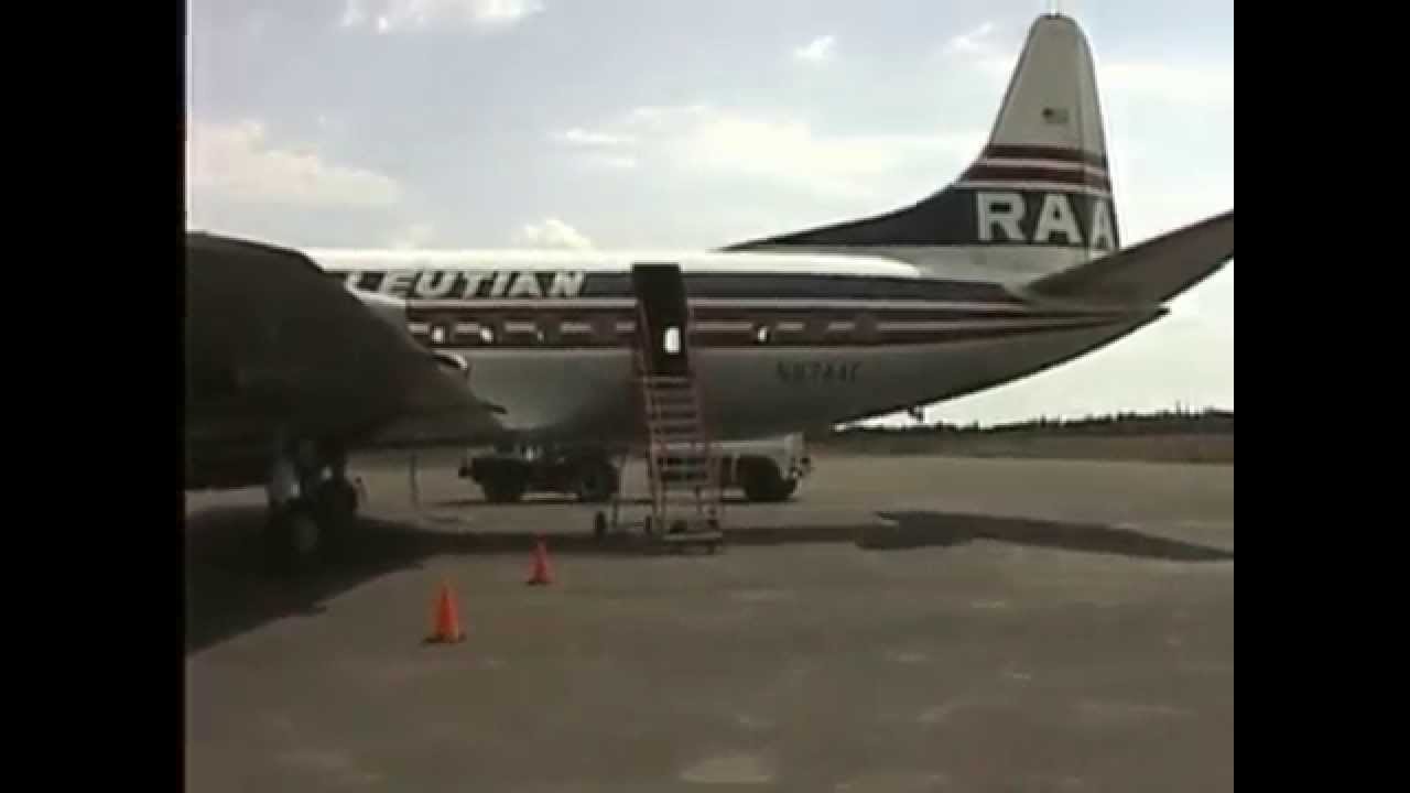 THE SIGHT & THE SOUND 5/19 : Reeve Aleutian L-188 N9744C inflight documentary from ANC to Dillingham