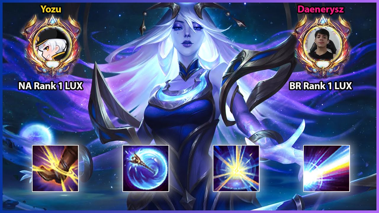 Rank 1 Brazilian LUX Daenerysz - RANK 1 NA Lux Yozu Montage #2  - League Of Legends