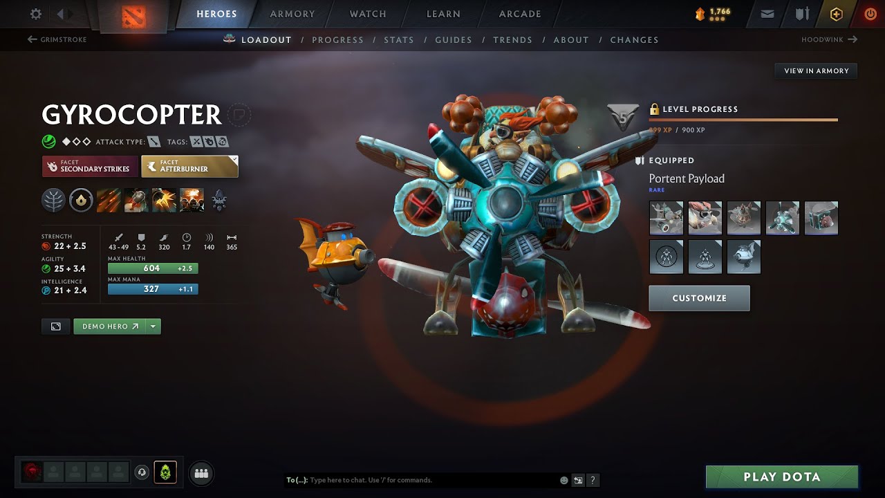 Dota 2 - 10th All-Hero Challenge (Gyrocopter)