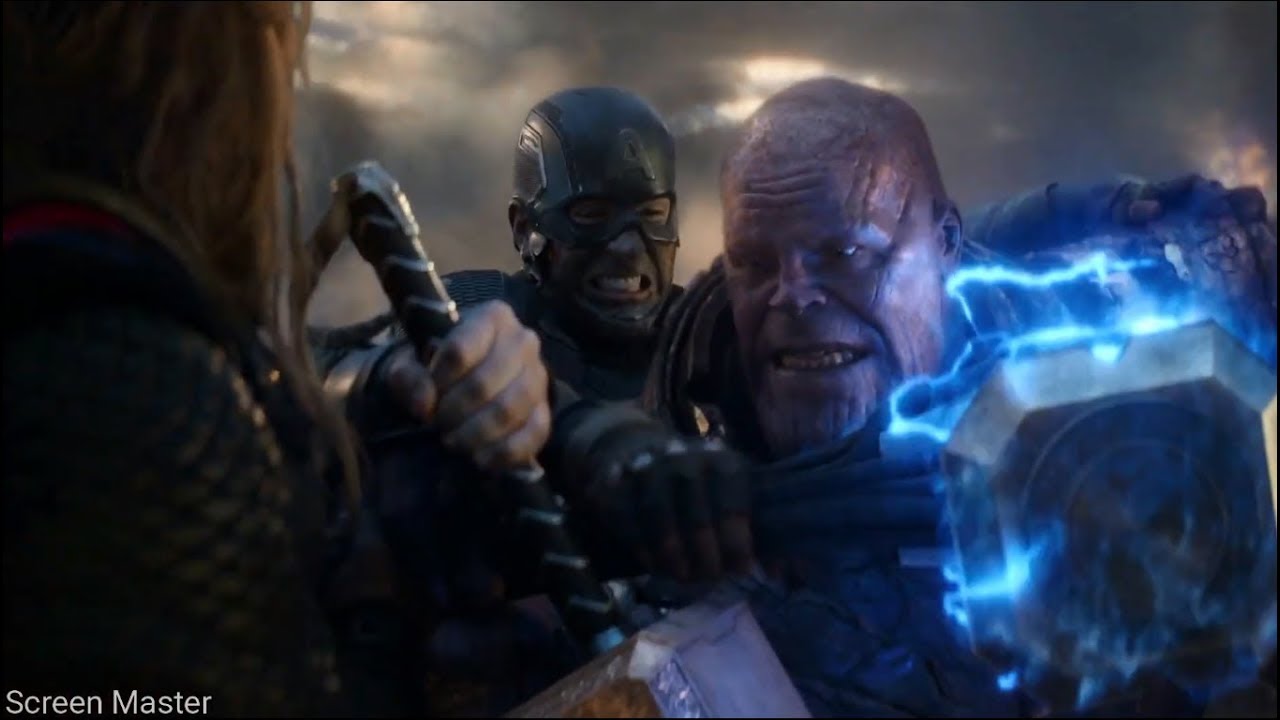 Infinity Nanogauntlet Fight // Trinity vs Thanos Last Fight | Avengers: Endgame [Open Matte/IMAX HD]